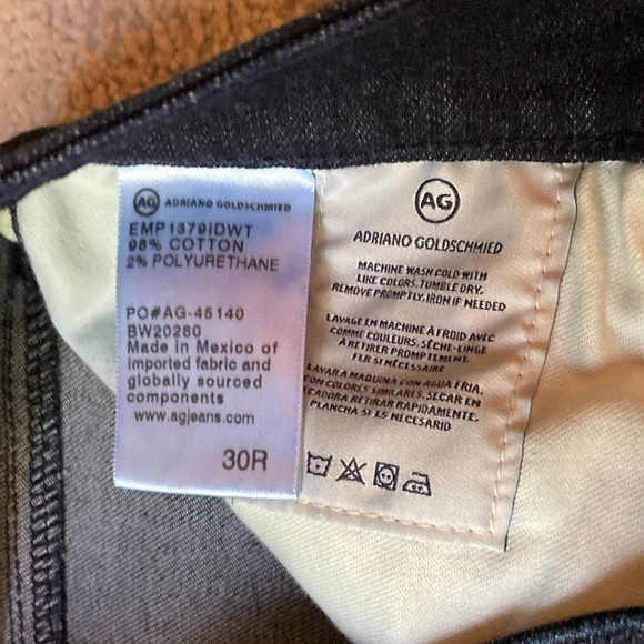 AG, The Farrah Skinny dark denim jeans - Picture 3 of 6